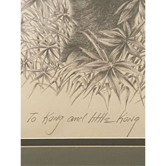 King Kong  Etching Print signed Warren Davis 23” x 23” - Picture 5 of 7